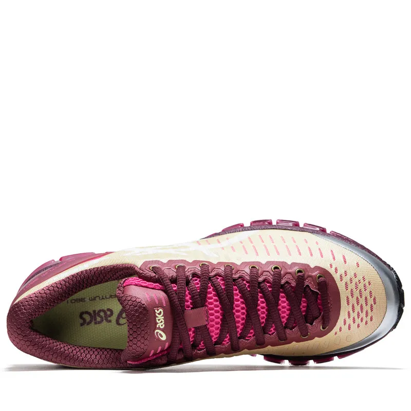 Above The Clouds x Asics Gel-Quantum 360 I - Soft Yellow/Brisket Red Heat Relief