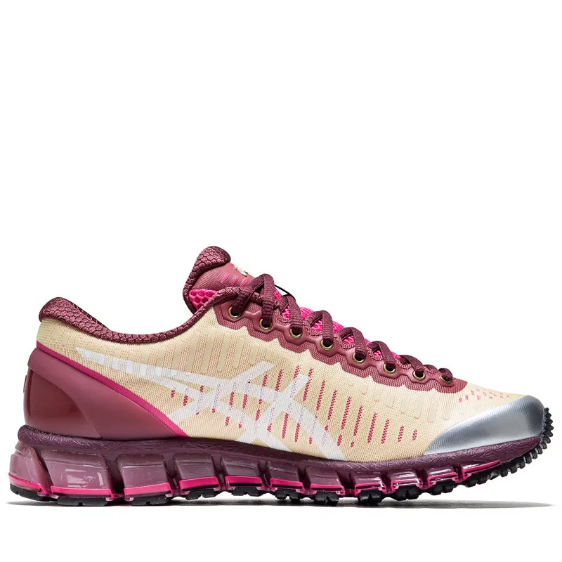 Above The Clouds x Asics Gel-Quantum 360 I - Soft Yellow/Brisket Red Ethical Manufacturing Optimal ease