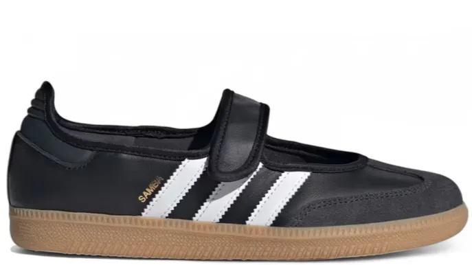 adidas Samba Jane Black White Gum (Women's) Athletic