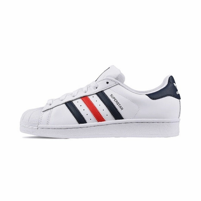 Adidas Sneakers Originals Sports Color Strip Unisex Skateboarding Shoes Adjustable Fit Forest Path