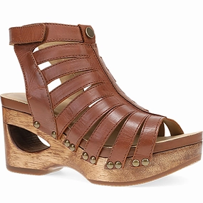 Quarter turn Women's Dansko Footwear style name Adie in color Tan Calf. Sku: 10201641500