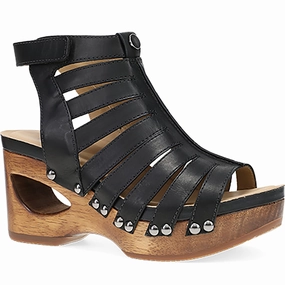 Quarter Turn Women's Adie Footwear in Black Calf. Sku: 10201101500