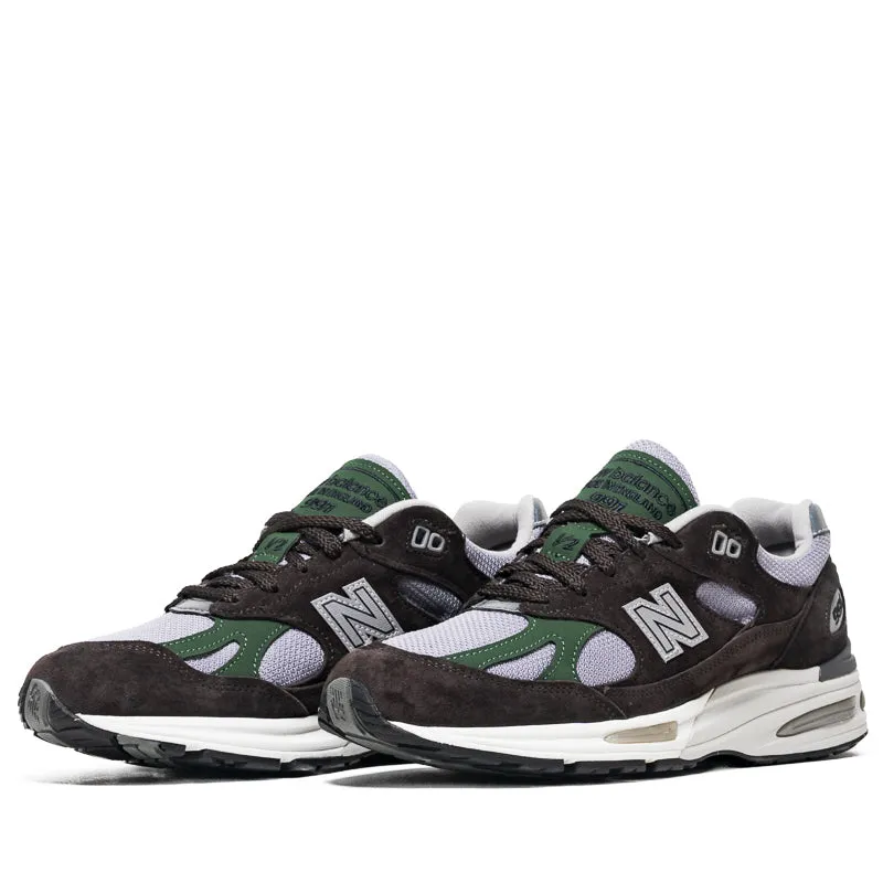 Pro - grade New Balance Made in UK 991v2 - Licorice/Lavender Gray