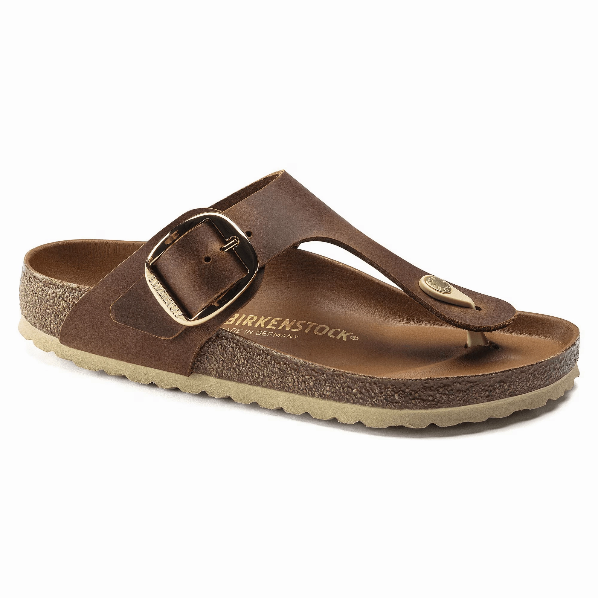 BIRKENSTOCK GIZEH BIG BUCKLE - COGNAC Sunny Day