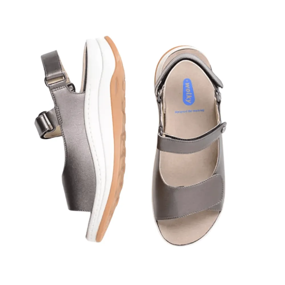 Lace Tie Adjustable Straps Adura | Biocare Vegan Leather | Inox