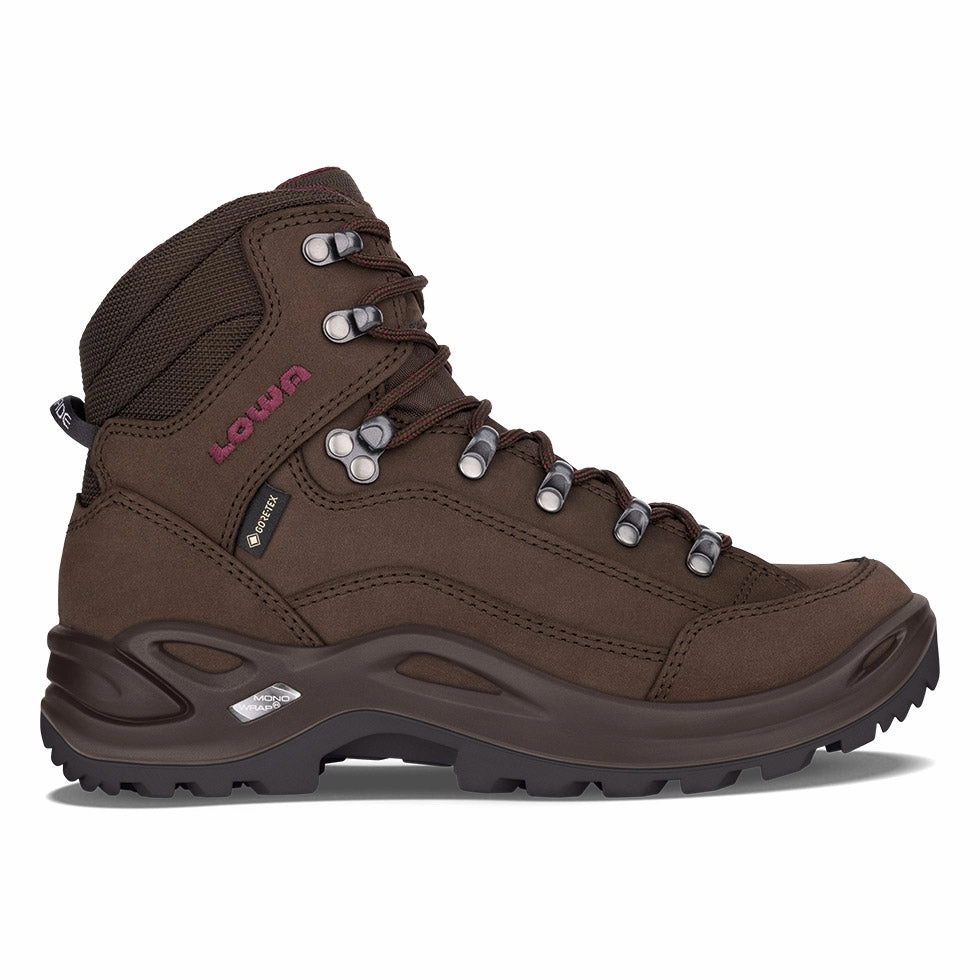Night Out Camouflage Pattern LOWA WOMEN'S RENEGADE GTX MID - ESPRESSO