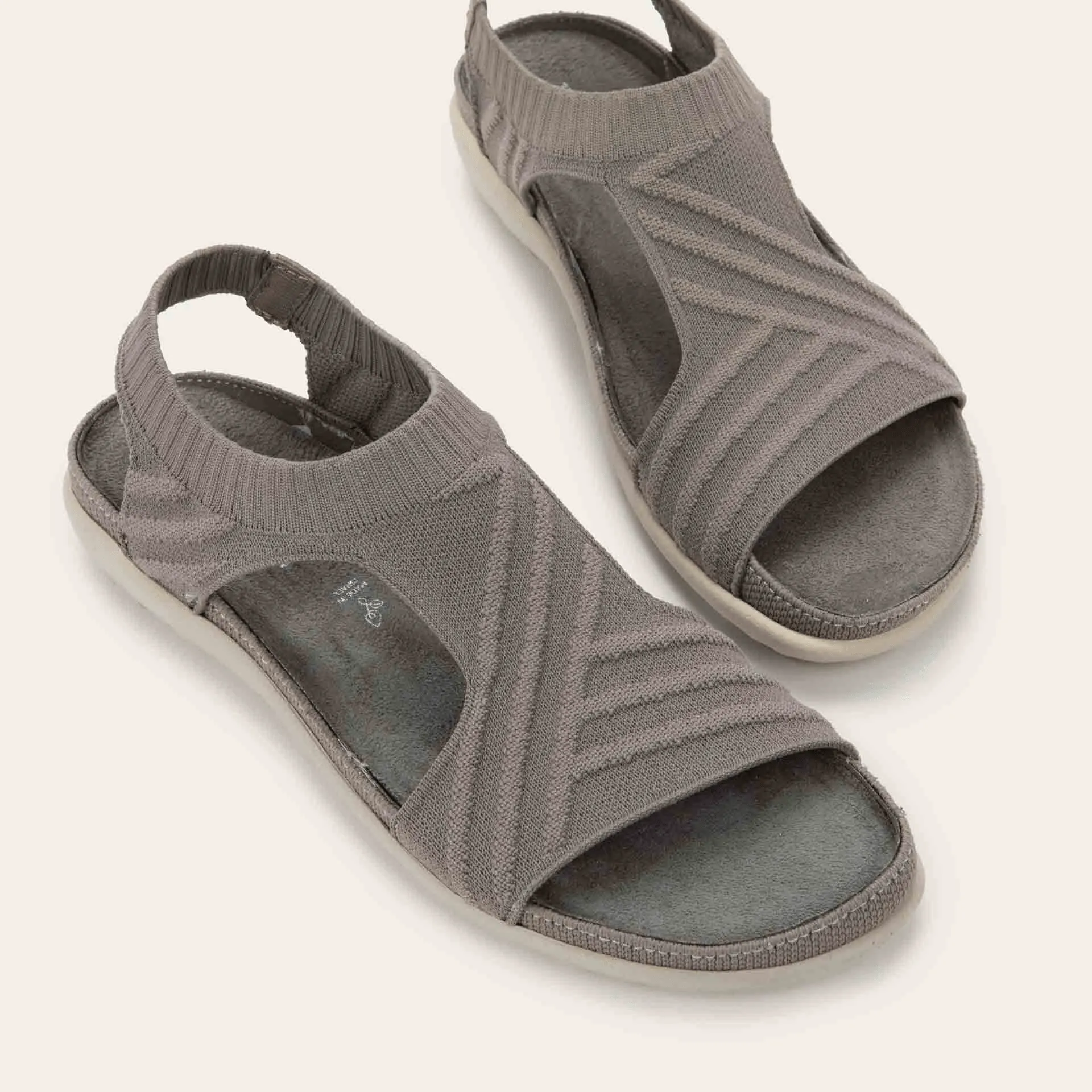 Slip Resistant Kawhia | Vegan | Knit | Taupe