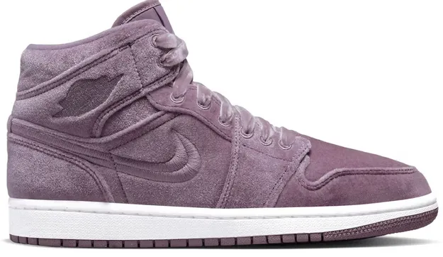 Air Jordan 1 Mid SE Purple Velvet (W) Cushioned Insole