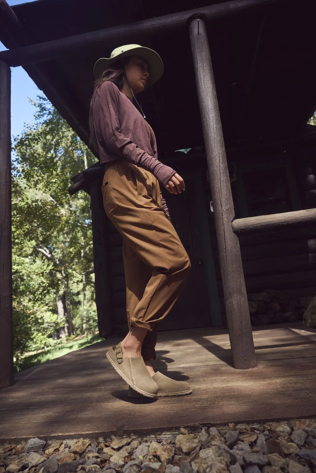 Sole Soft Comfort Heel Lutry | Suede | Gray Taupe