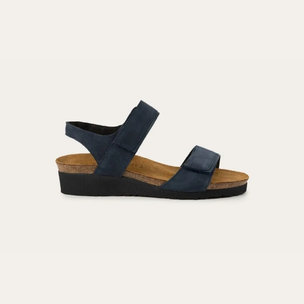 Modern Soft Cushioning Aisha | Nubuck | Navy Velvet/Soft Ink