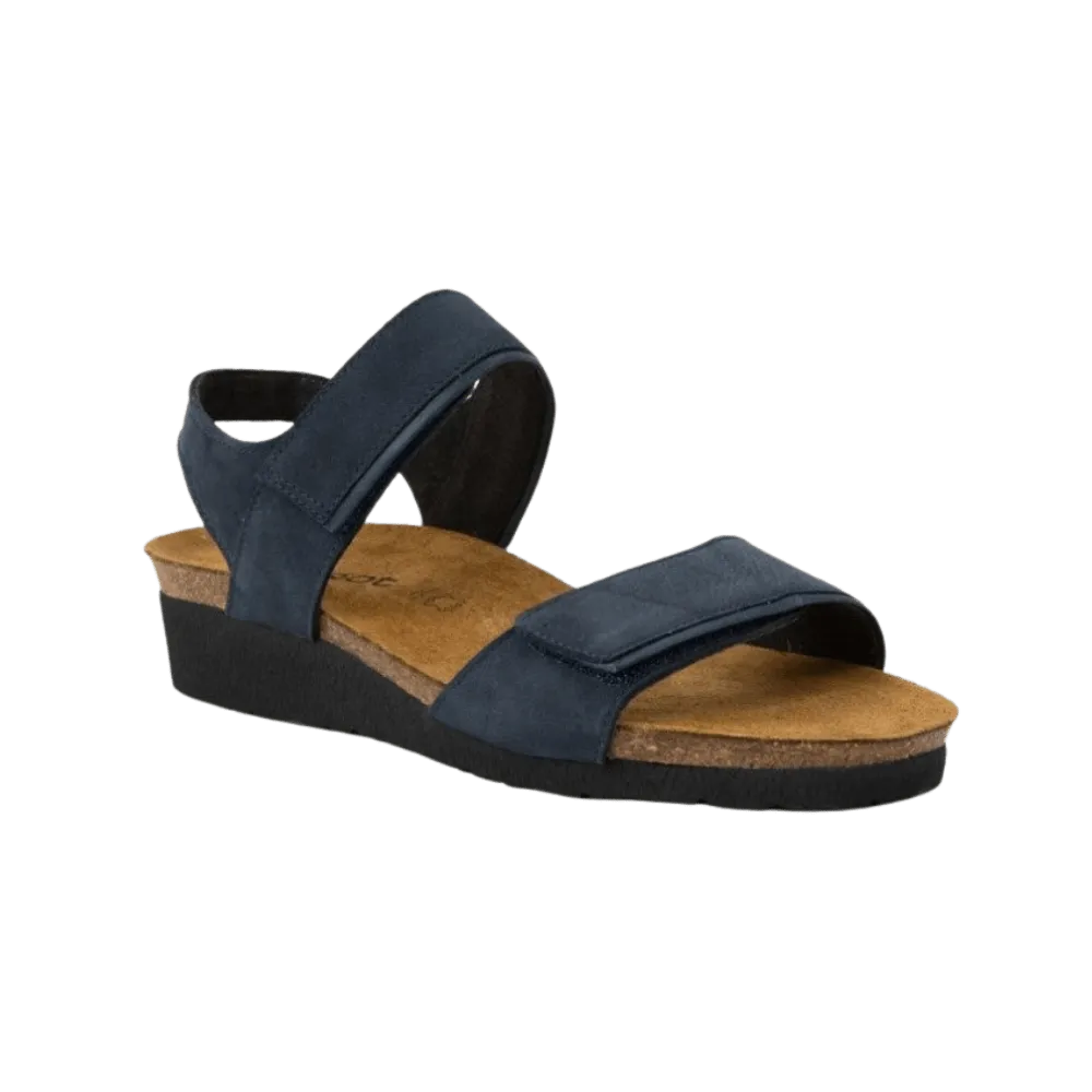 Aisha | Nubuck | Navy Velvet/Soft Ink Durable Build Height Plus