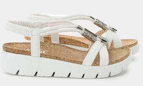 ALEGRIA ROZ TRUE - WHITE Summer Flip-flops Fashionable Beach Footwear