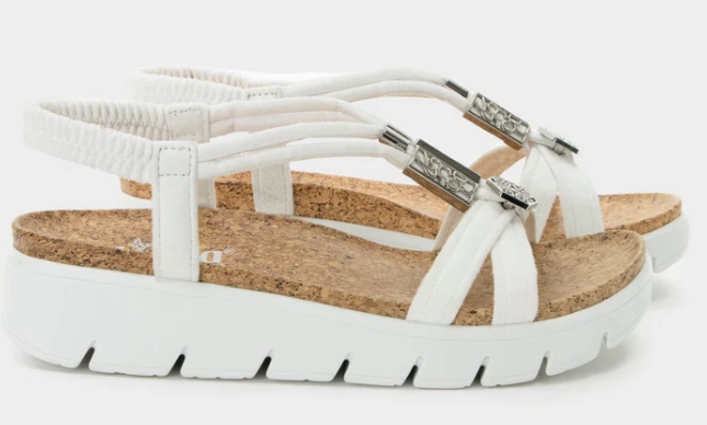 ALEGRIA ROZ TRUE - WHITE Summer Flip-flops Fashionable Beach Footwear