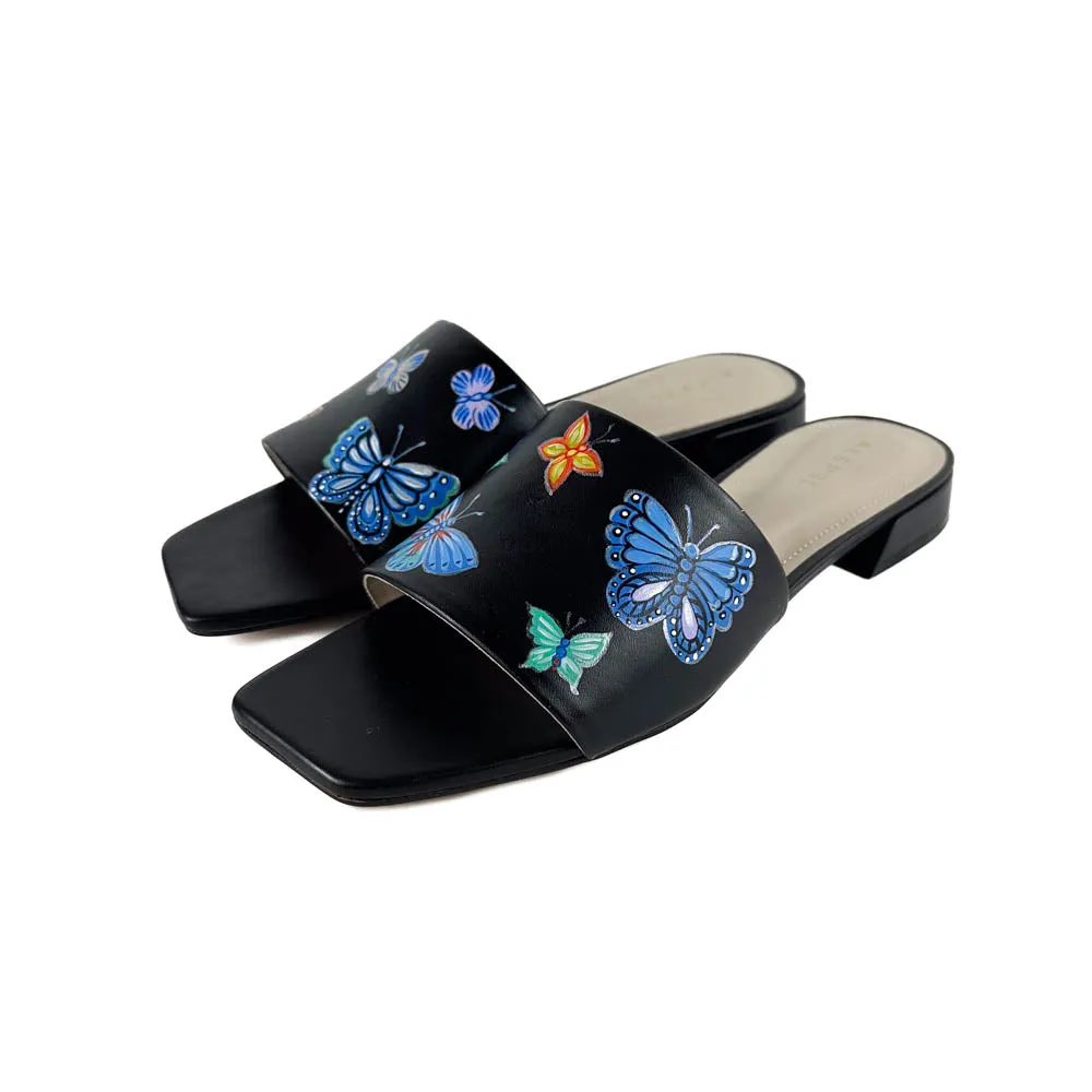 Alepel - Butterflies Slide (Black) Minimal Wear