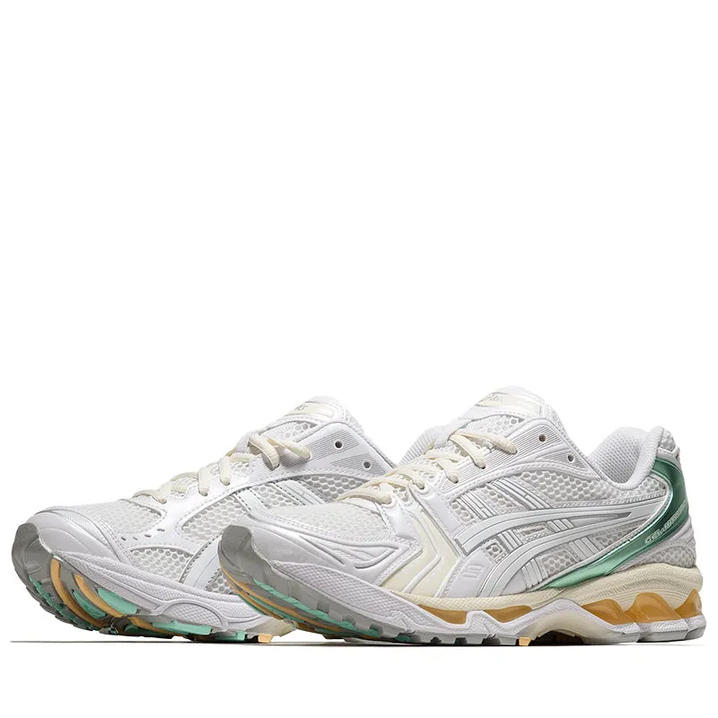 Asics Gel-Kayano 14 - White/White perforated panels