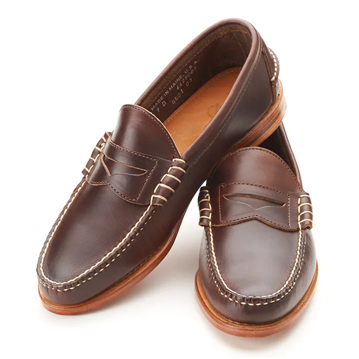City Trek Urban Comfort Beefroll Penny Loafers - Heritage Brown