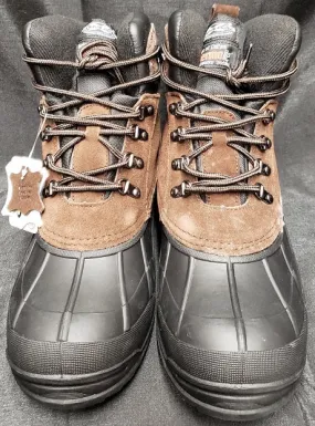 Clarence -- Men's 6" Waterproof Lace-up Boot -- Brown Party Goer Casual Look