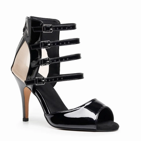 Everyday Pick Treasure - Black Vegan Patent  - Street Sole