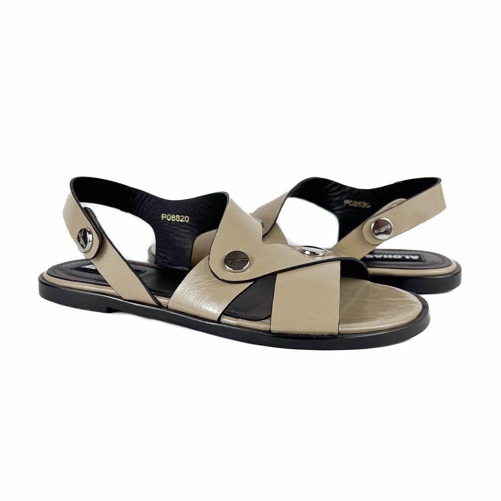 Alohas - Mindy Sandal (Stone Beige) Dry Fit Casual Appeal