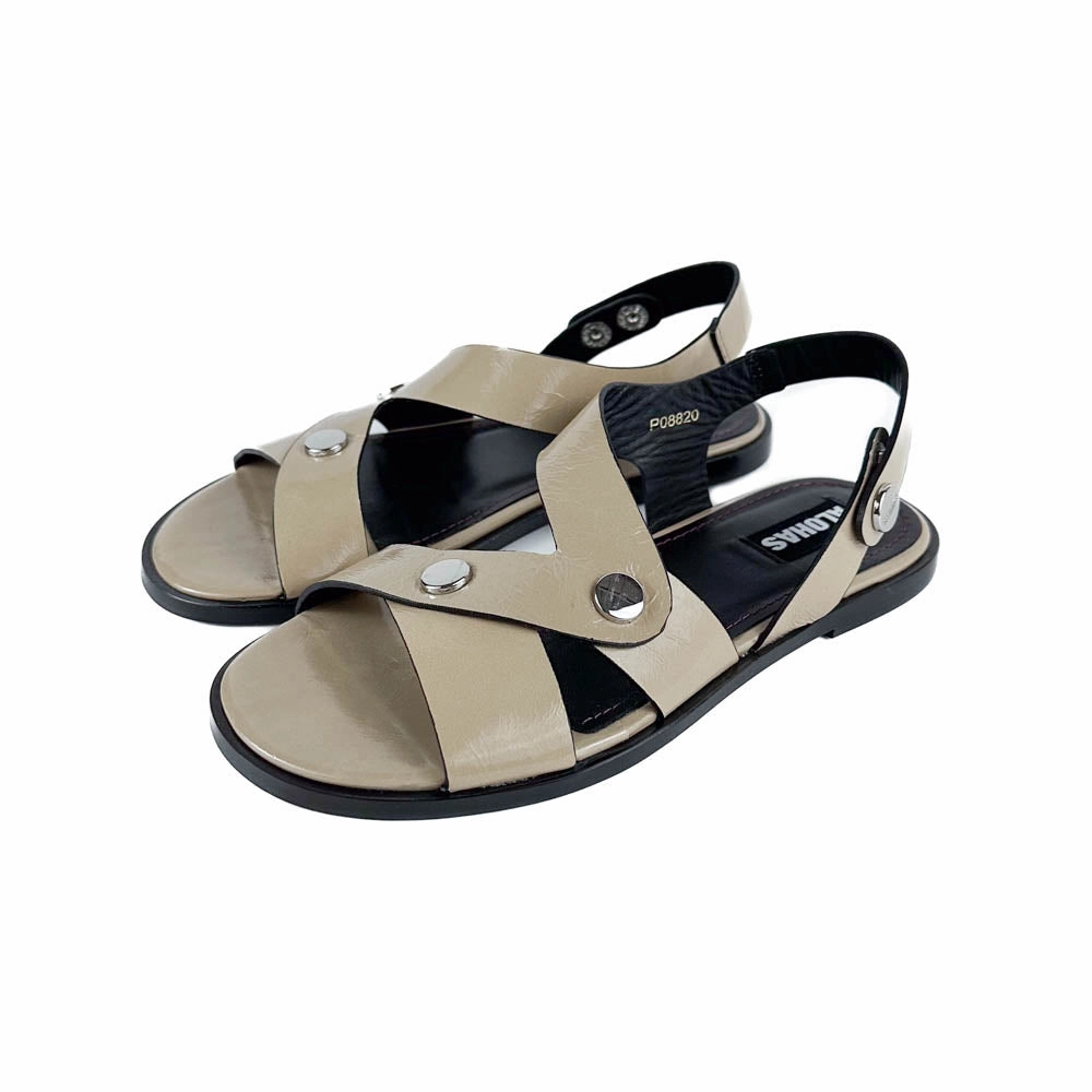 Alohas - Mindy Sandal (Stone Beige) Skin Breath