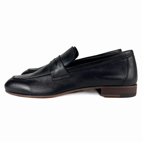 Ann Mashburn - Mia Loafer (Black Leather) Durable Support
