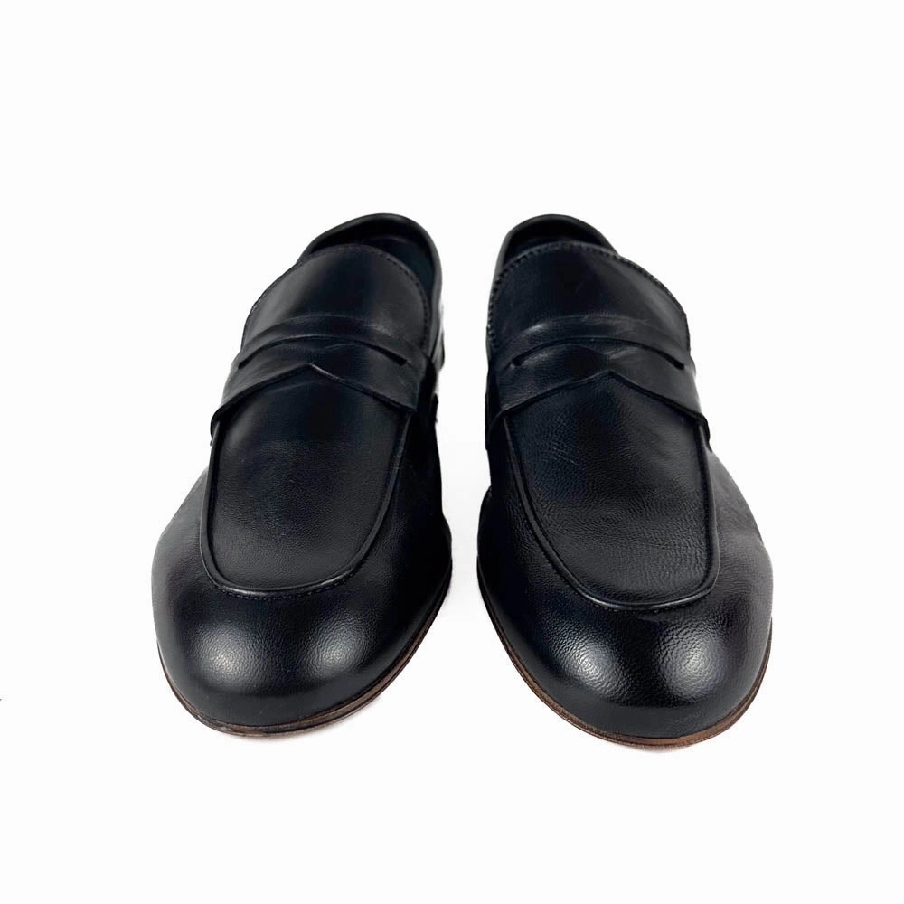 Ann Mashburn - Mia Loafer (Black Leather) Harbor Glow Hill Path