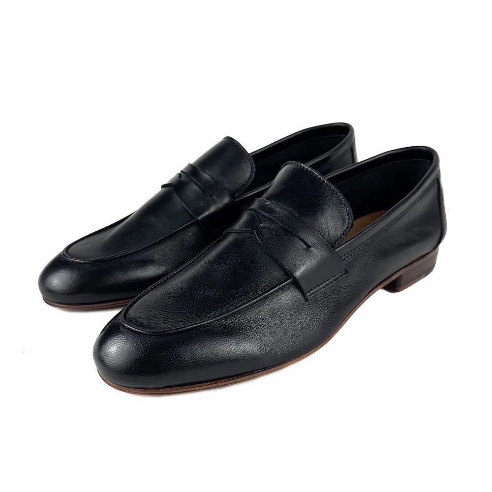 Seaside Step Ann Mashburn - Mia Loafer (Black Leather)