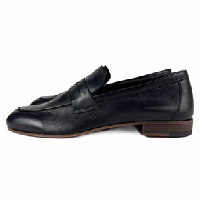Ann Mashburn - Mia Loafer (Black Leather) Durable Support