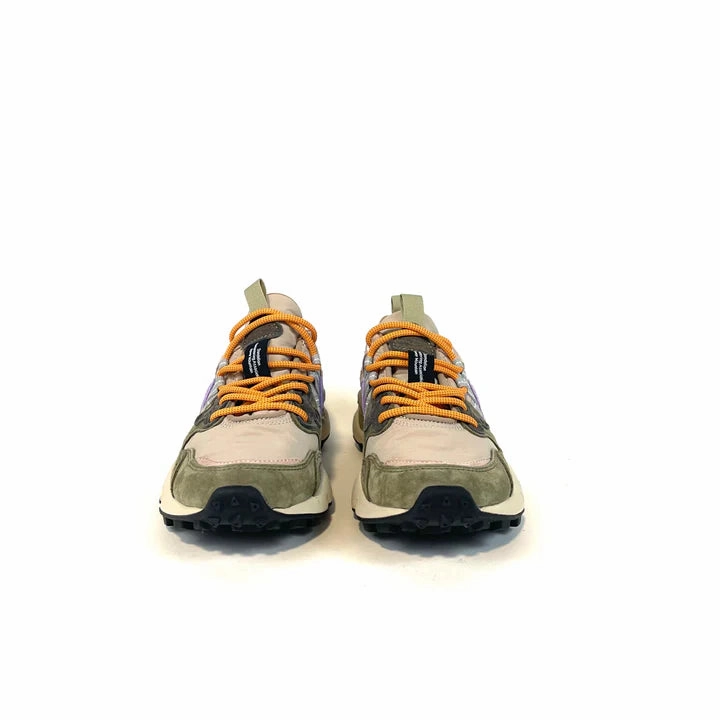 college - team - themed running shoes Elegant Finish Flower Mountain - Yamano 3 Sneaker (Militare - Taupe - Violet)