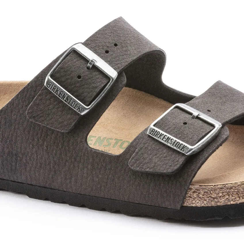 Fashionable Open-toe Sandals Everyday Walking Shoes Arizona Classic Footbed : Desert Black Vegan