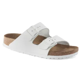 Chic Travel Shoes Comfort Sandals Arizona Soft Footbed : White Leather