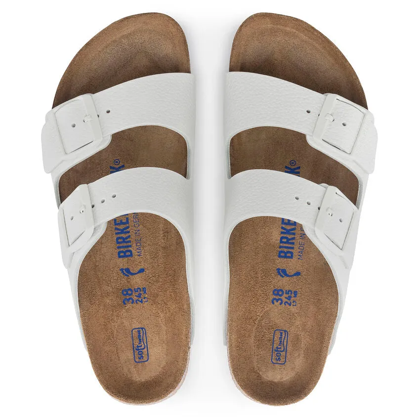Arizona Soft Footbed : White Leather Chic Vibe