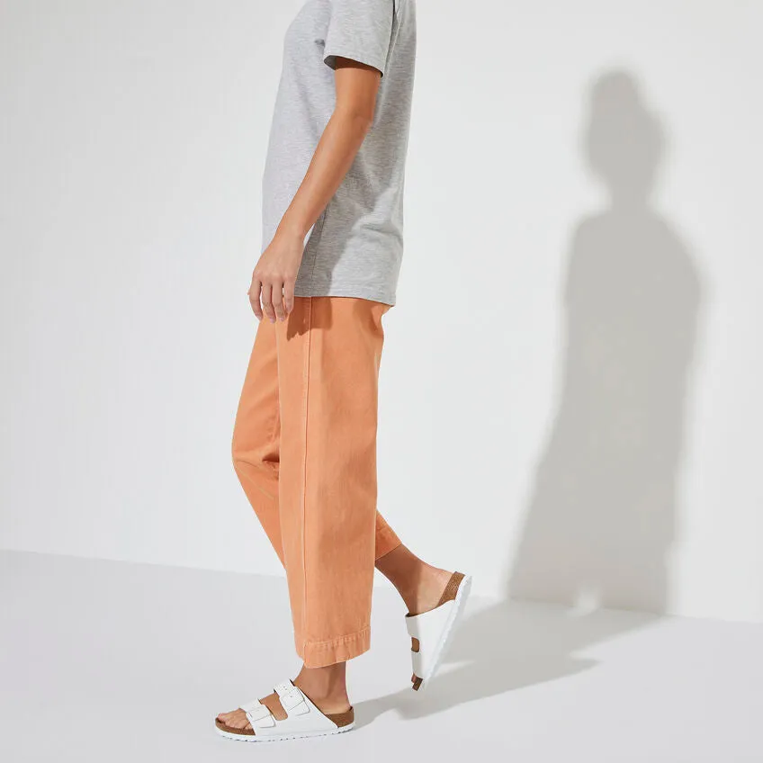 summer shoes Quick Fit Arizona Soft Footbed : White Leather