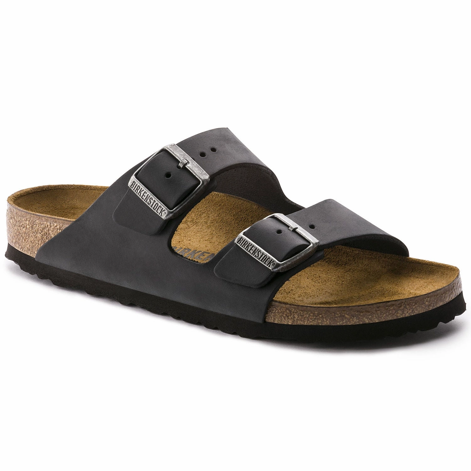 Outdoor shoes Stay Light Arizona Classic Footbed : Black Oiled