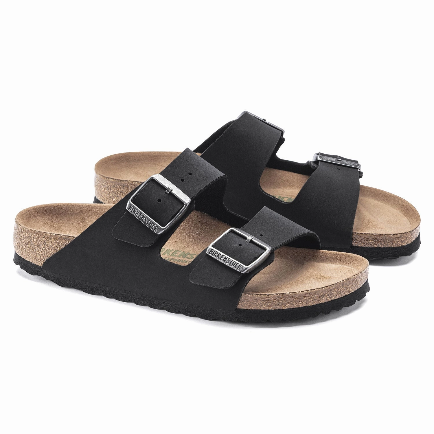 Arizona Classic Footbed : Black Vegan Daily Wear Shoes