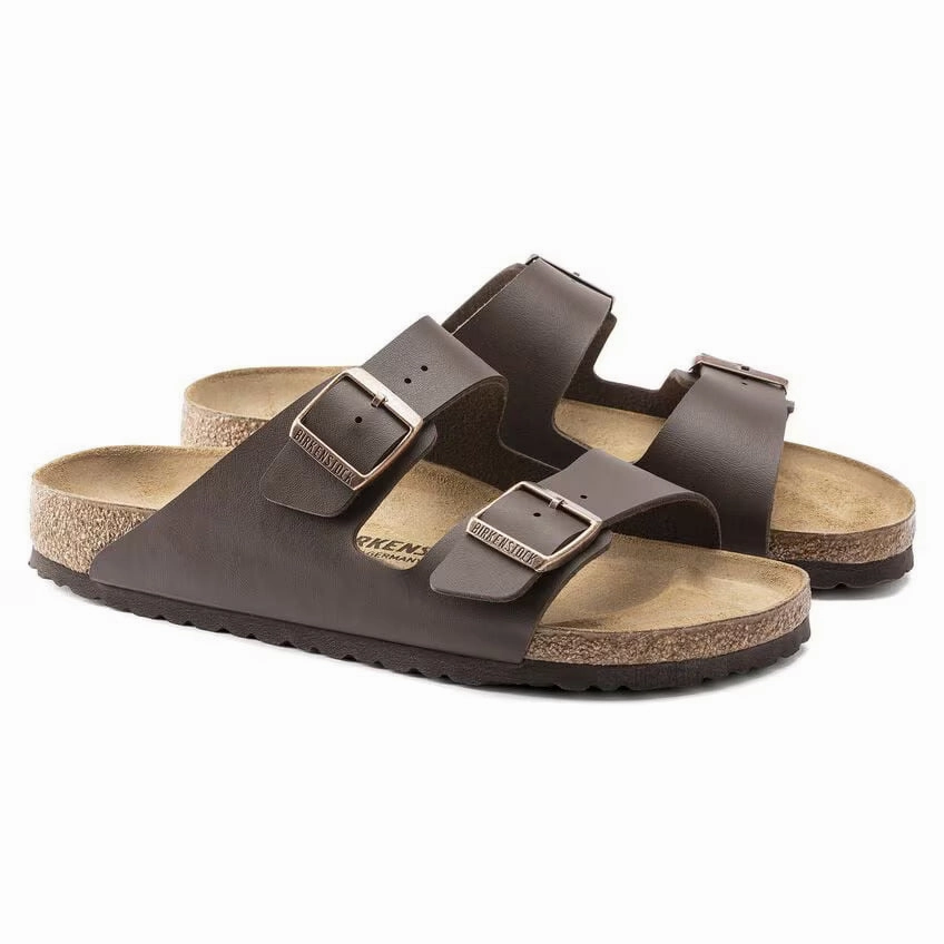Beach Chic Arizona Classic Footbed : Dark Brown Synthetic