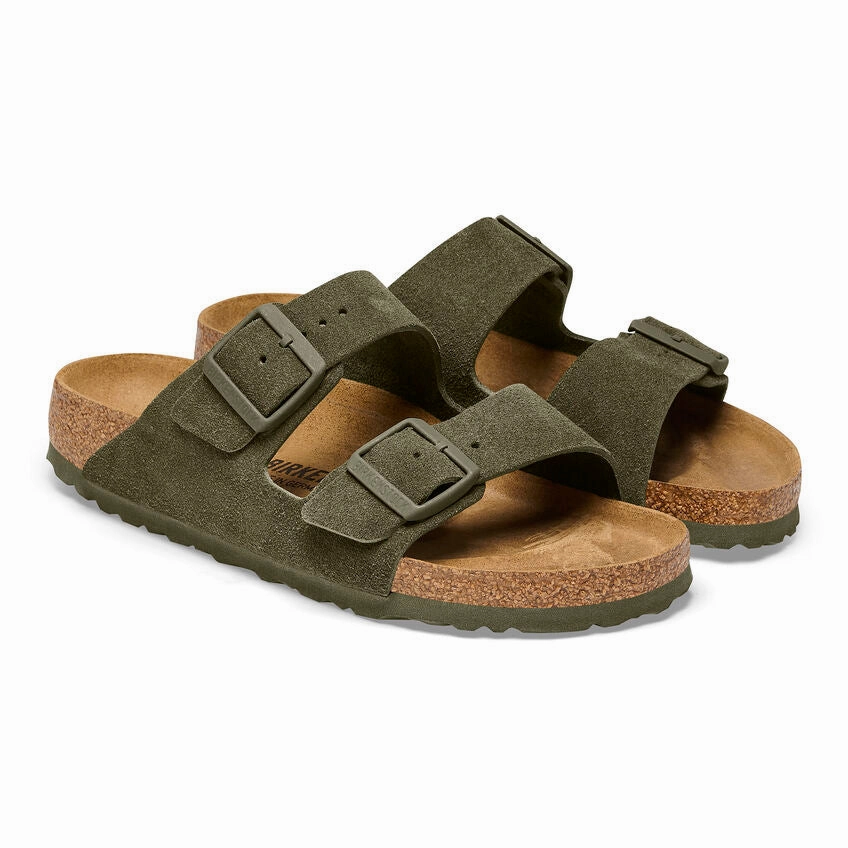 Arizona Classic Footbed : Thyme Suede Daily Mobility Active Summer Footwear