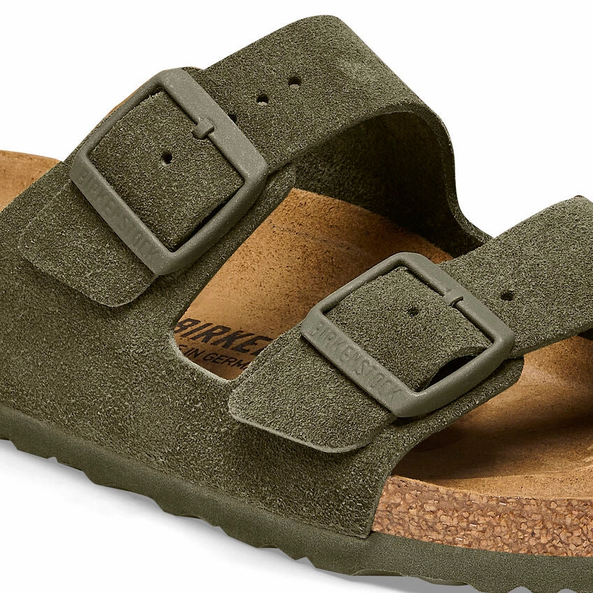 Arizona Classic Footbed : Thyme Suede Casual Footwear for Every Day