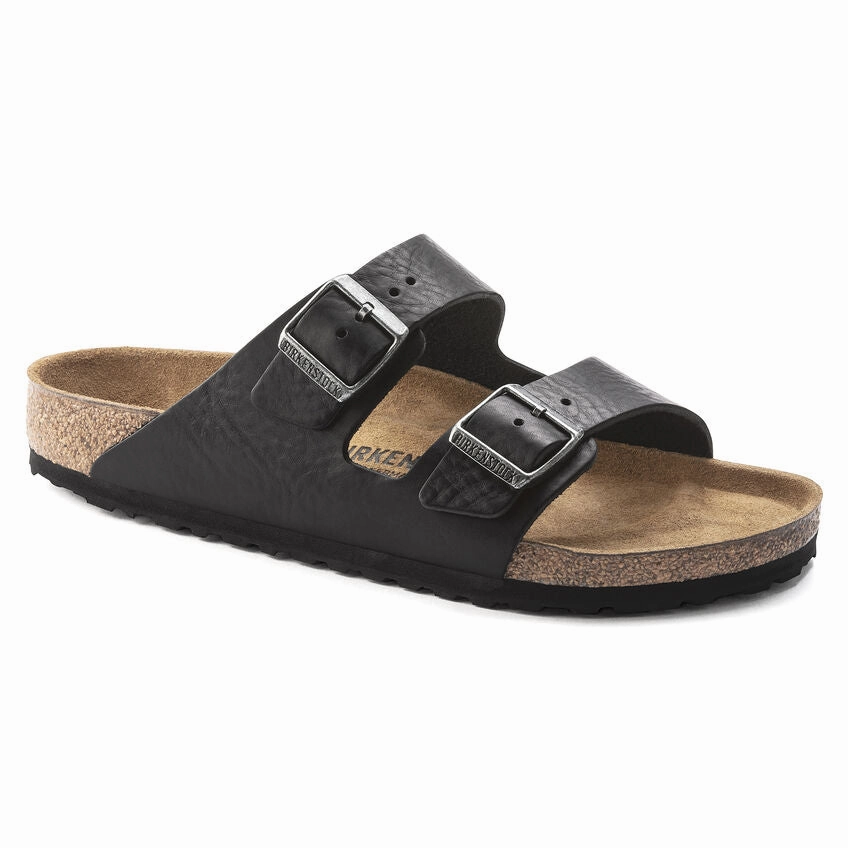 Arizona Classic Footbed : Vintage Black Grip Open Toe Shoes Comfortable beach sandals