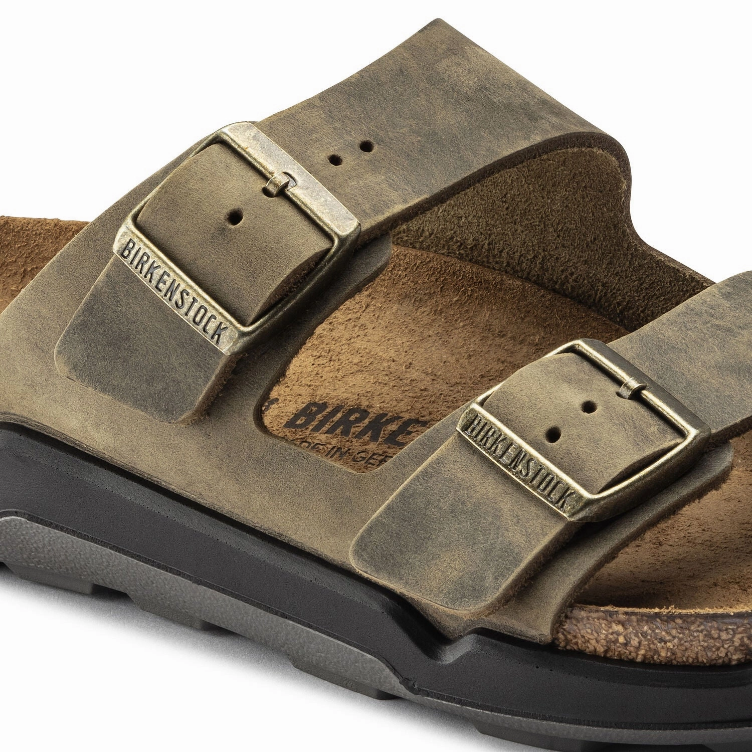 Comfortable Vacation Footwear Arizona Rugged : Faded Khaki