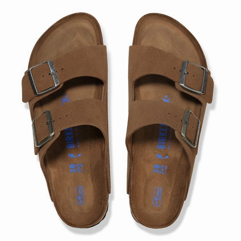 Slip Away Outdoor Comfort Shoes Arizona Soft Footbed : Dark Tea