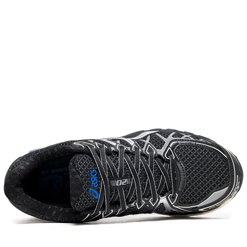 Asics Gel-Kayano 20 - Black/Pure Silver Heel Cushioning