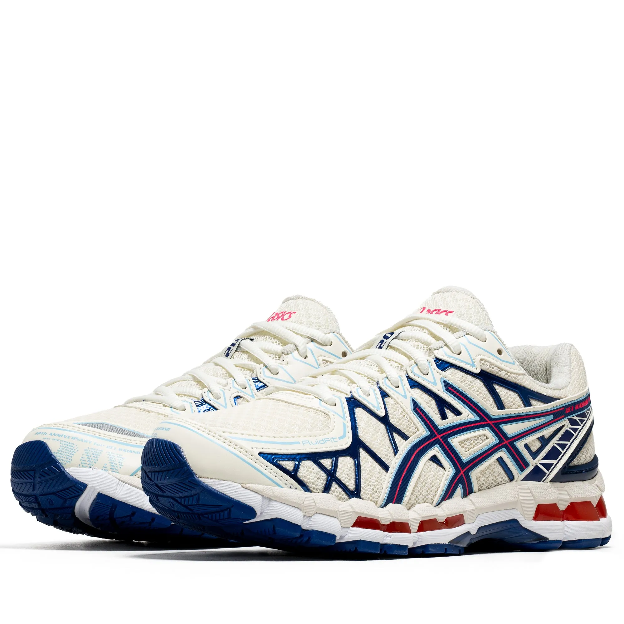 Flex Zones Engineering Asics Gel-Kayano 20 - Cream/Deep Marine