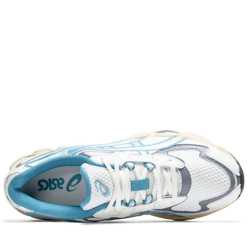 Basic Fit Soft Footbed Asics Gel-NYC 2055 - Cream/Blue Teal