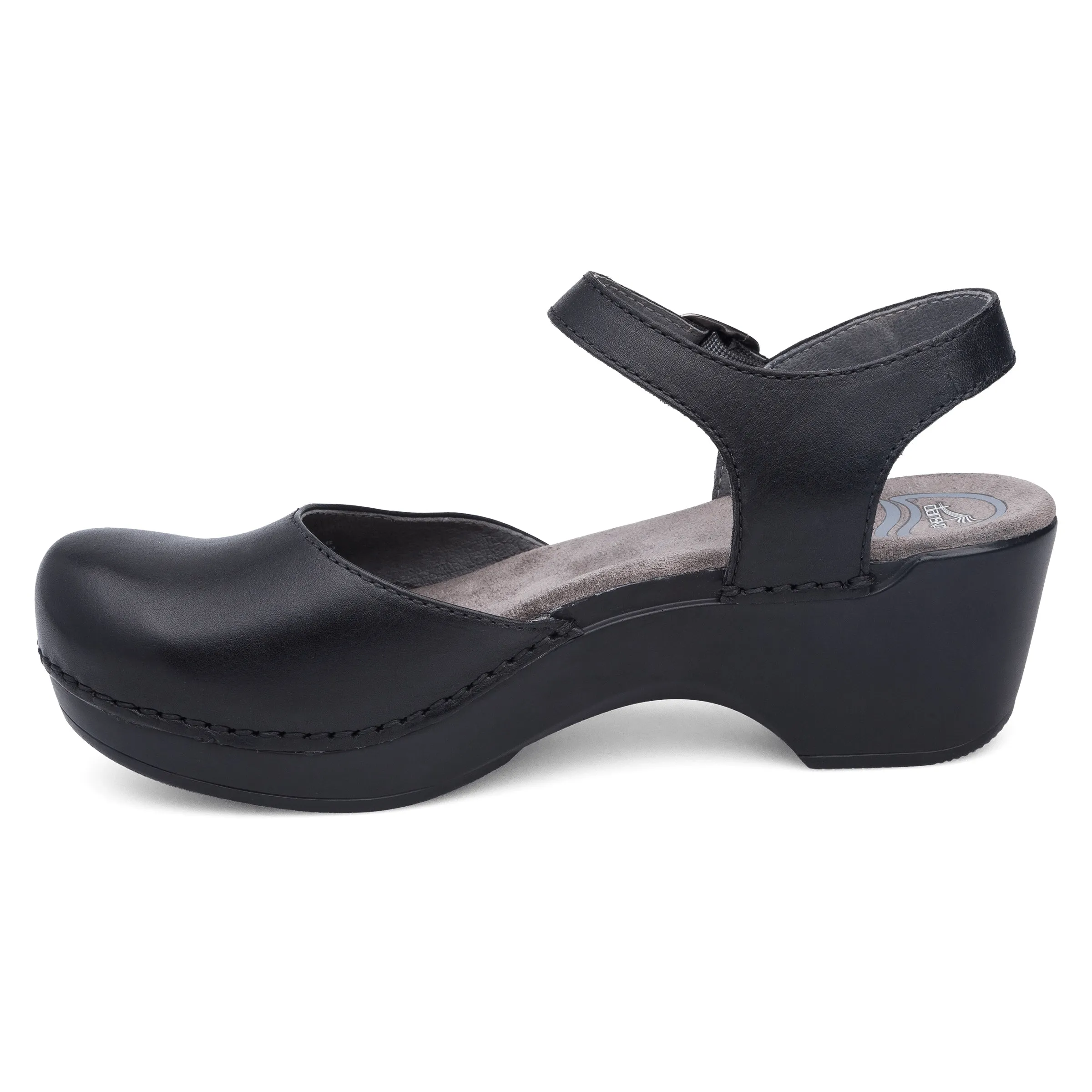 Sam | Leather | Black Cushioned Footbed Sail Vibe