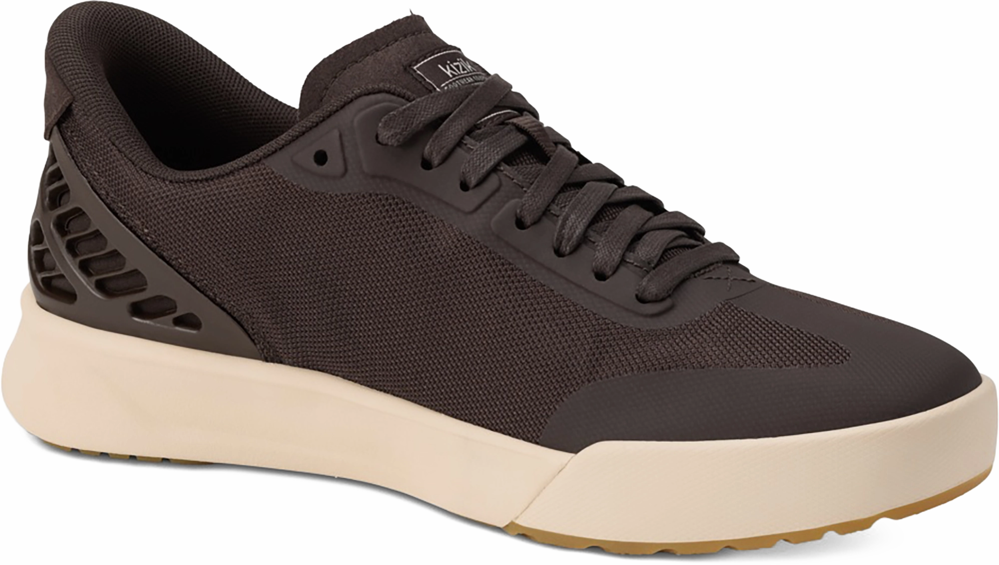 Quarter turn view Men's Kizik Footwear style name Austin in color MOLE/WCGRY. Sku: MAUS2501