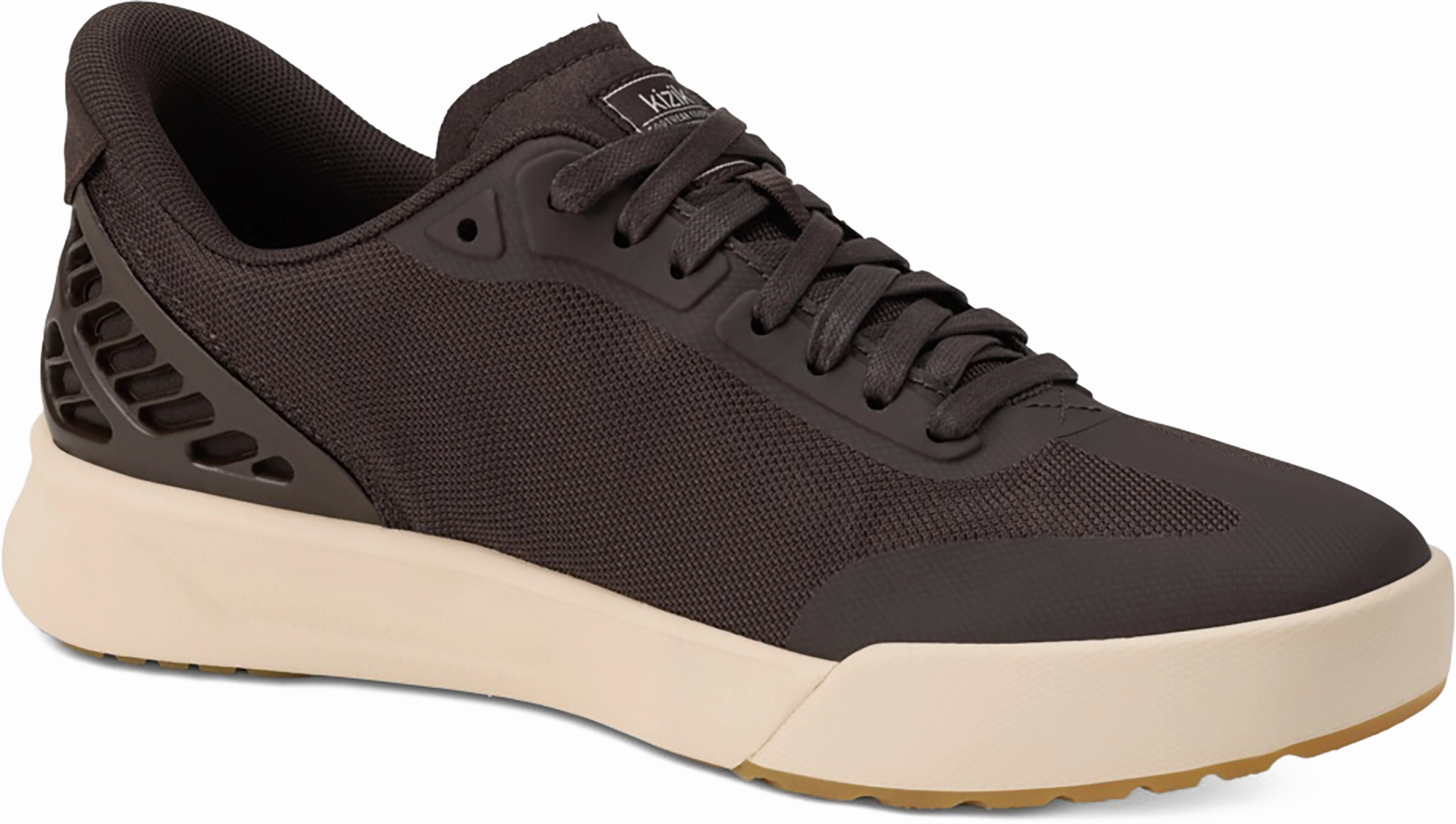 Quarter turn view Men's Kizik Footwear style name Austin in color MOLE/WCGRY. Sku: MAUS2501