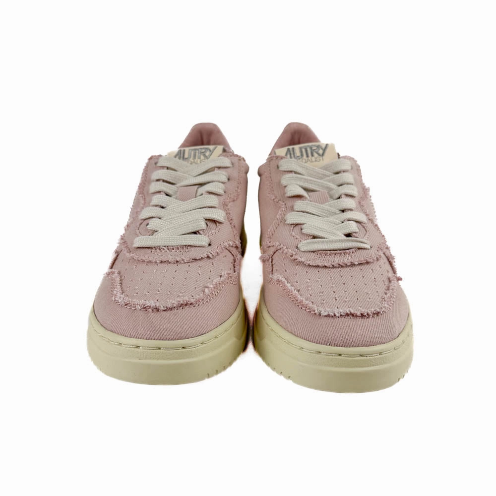 Autry - Medalist Low AULW DE01 (Denim Peach Whip) night running footwear non - stretchy running option