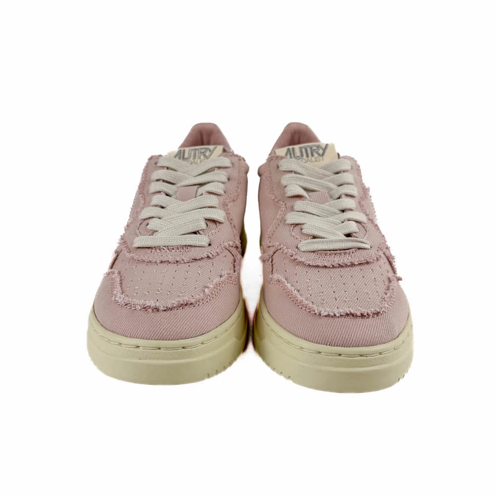 Autry - Medalist Low AULW DE01 (Denim Peach Whip) night running footwear non - stretchy running option