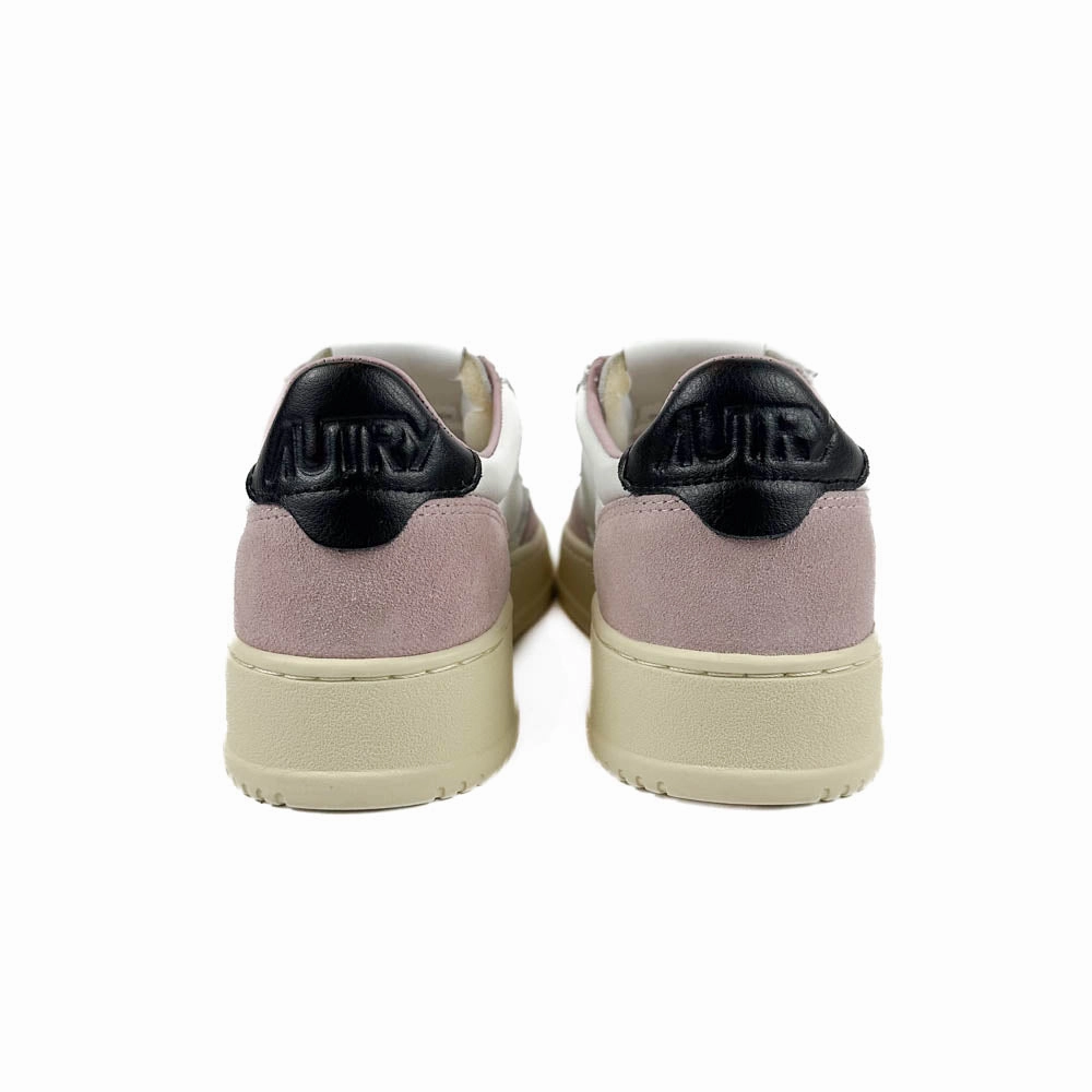 Autry - Medalist Low AULW GS20 (Goat/Suede Powder/Black) Air Mesh